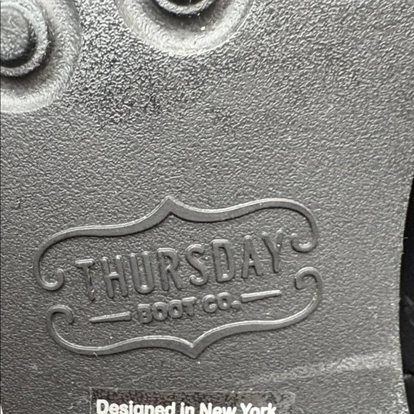 THURSDAY BOOTS - DUCHESS IN BLACK 8.5 NEW - Picture 5 of 8